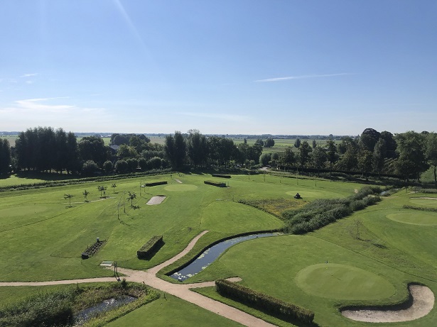 overzicht over de golfbaan