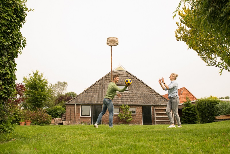 vermaak bij een buitenstate