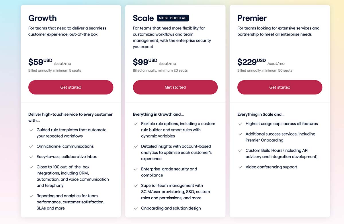 Front pricing