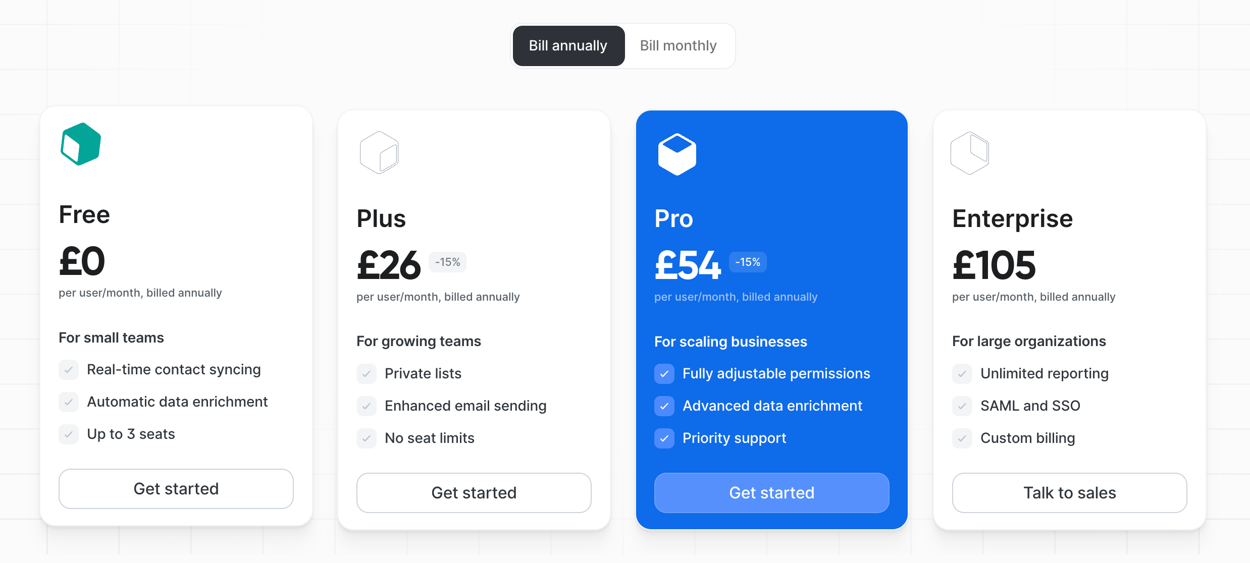 Attio pricing plans