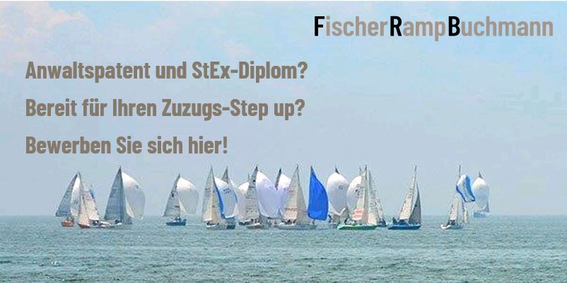 Fischer Ramp Buchmann ist eine auf die Beratung von Private Clients und ihrer Unternehmungen spezialisierte Anwaltskanzlei in Zürich. Die Kanzlei konnte sich seit ihrer Gründung im Jahr 2017 innert kurzer Zeit unter den führenden Namen im Markt etablieren.
Zur Verstärkung unserer Kanzlei suchen wir per sofort oder nach Vereinbarung eine Steueranwältin oder einen Steueranwalt.