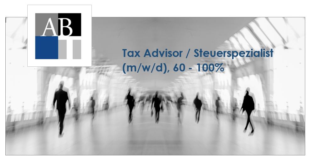 Wir sind eine nationale und internationale, innovative Treuhandgesellschaft und Mitglied des weltweiten Netzwerkes NEXIA International. Seit über 42 Jahren beraten wir unsere anspruchsvolle Klientel ganzheitlich in den Bereichen Tax, Accounting und Legal. Für unseren Sitz in Zürich-Wollishofen suchen wir per sofort oder nach Vereinbarung
Tax Advisor/Steuerspezialist (m/w/d), 60 – 100%