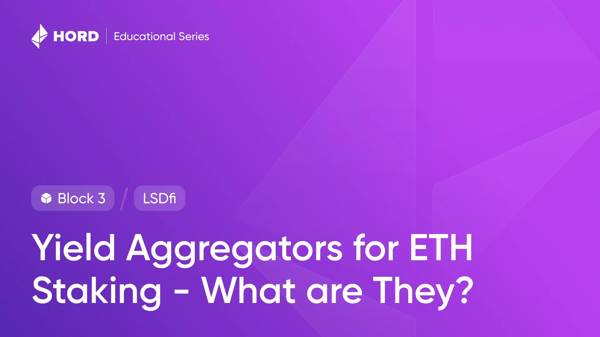 Yield Aggregators for ETH Staking - What are They?