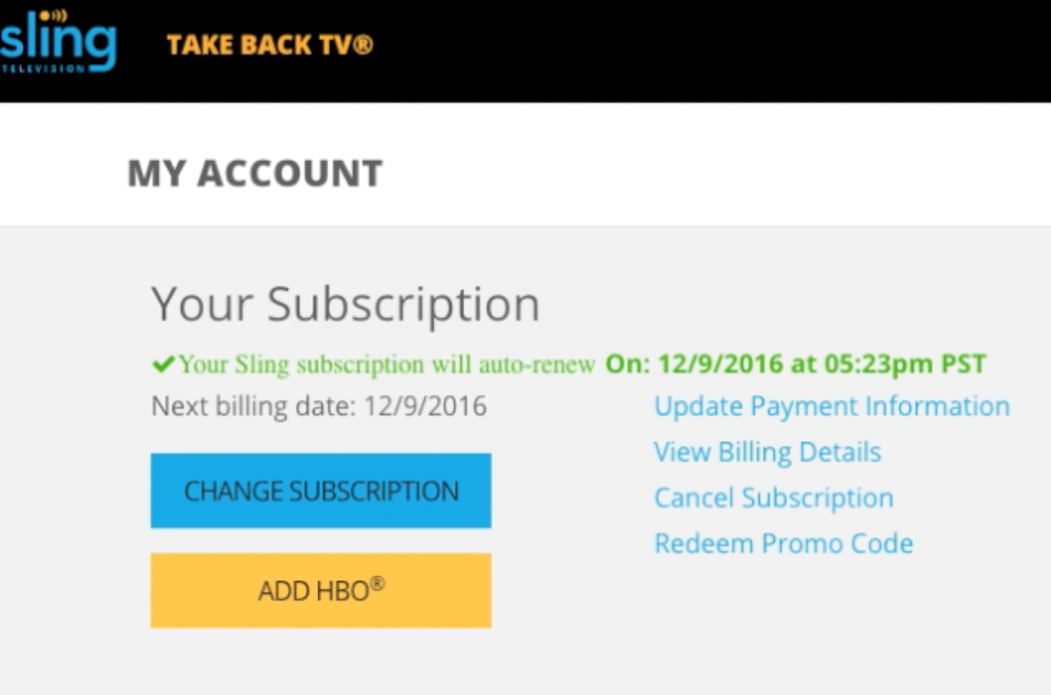 cancel sling tv 2