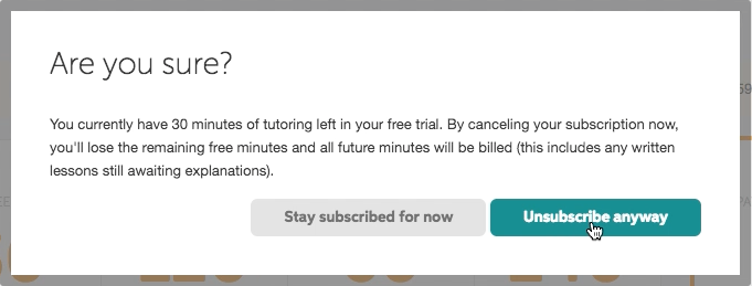 cancel chegg 5