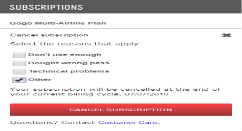 cancel GoGo Air 3
