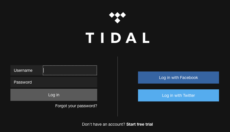 cancel Tidal