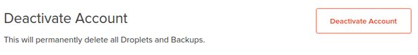 Cancel DigitalOcean step 2
