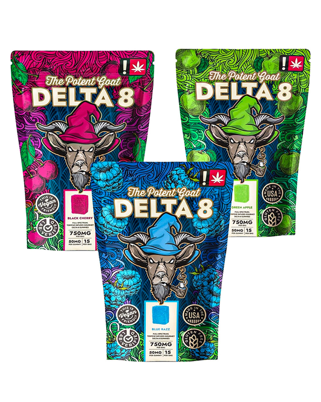 Potent Goat 40mg D8 Gummies Wilmington North Carolina