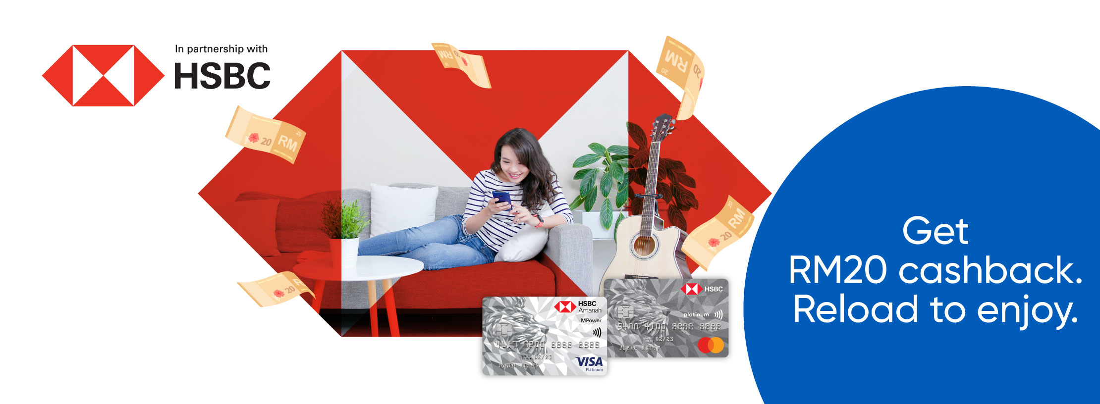 Hsbc Rm20 Cashback With Tng Ewallet