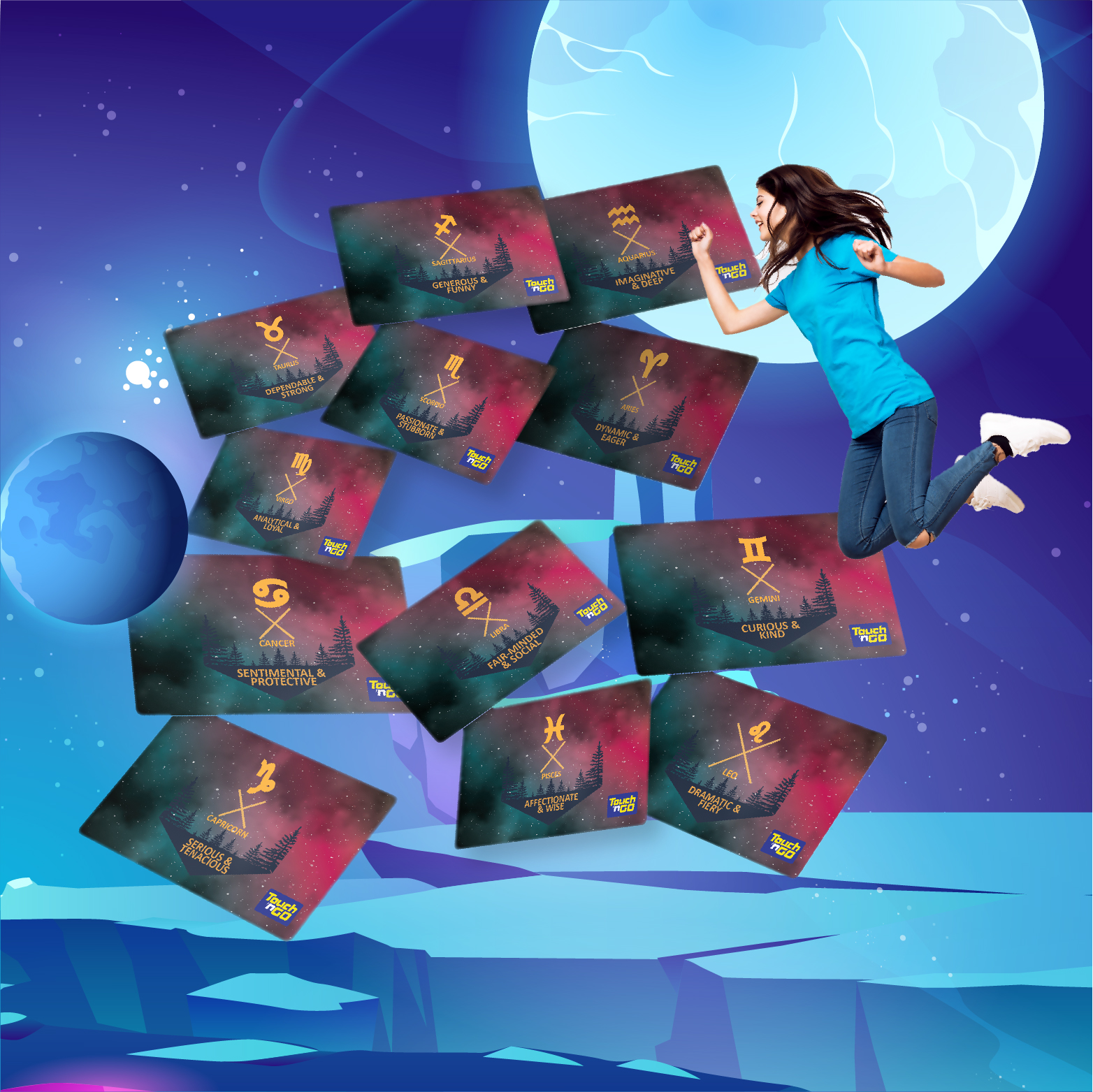Touch N Go Horoscope Card Challenge