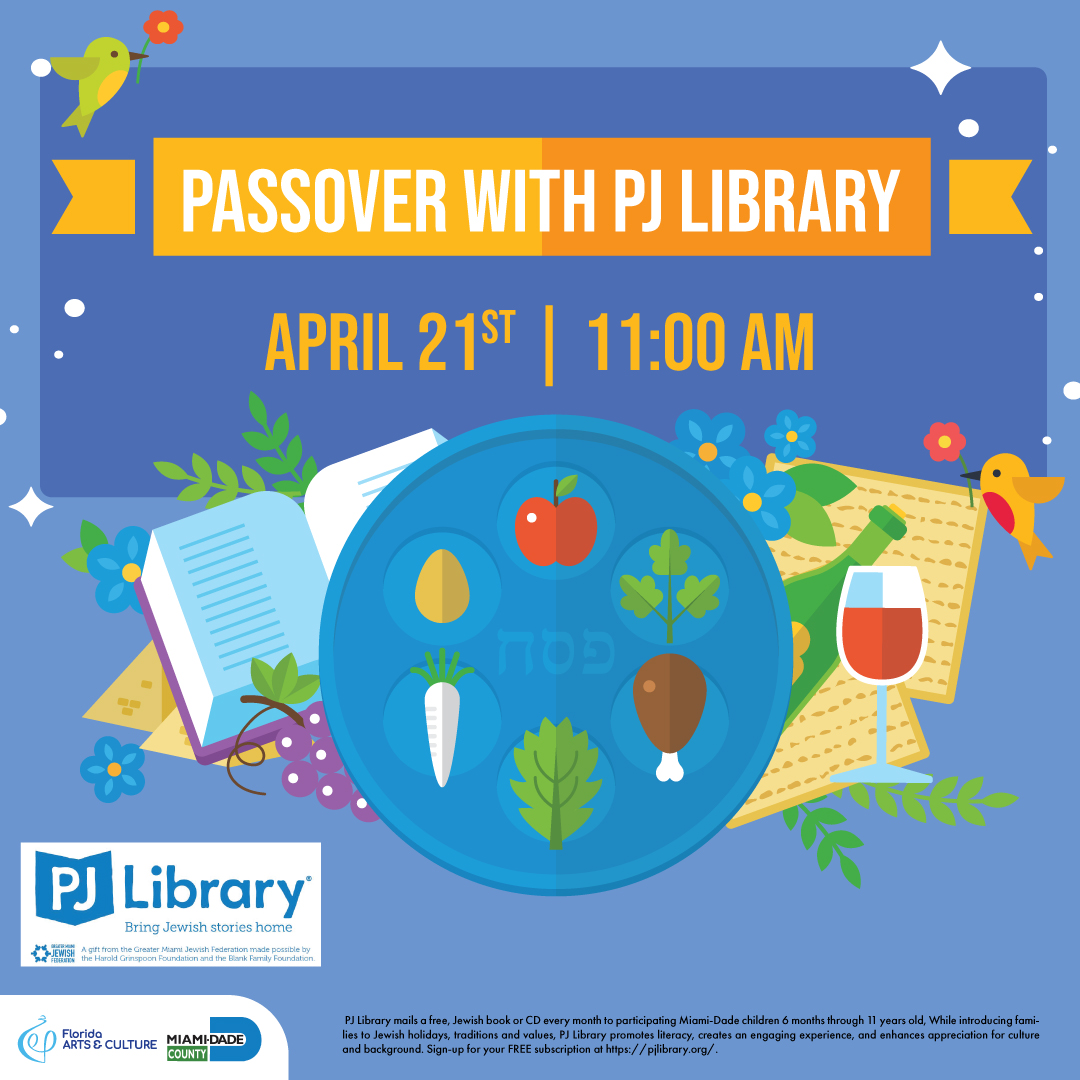 Passover with PJ Library April 21 11:00 AM