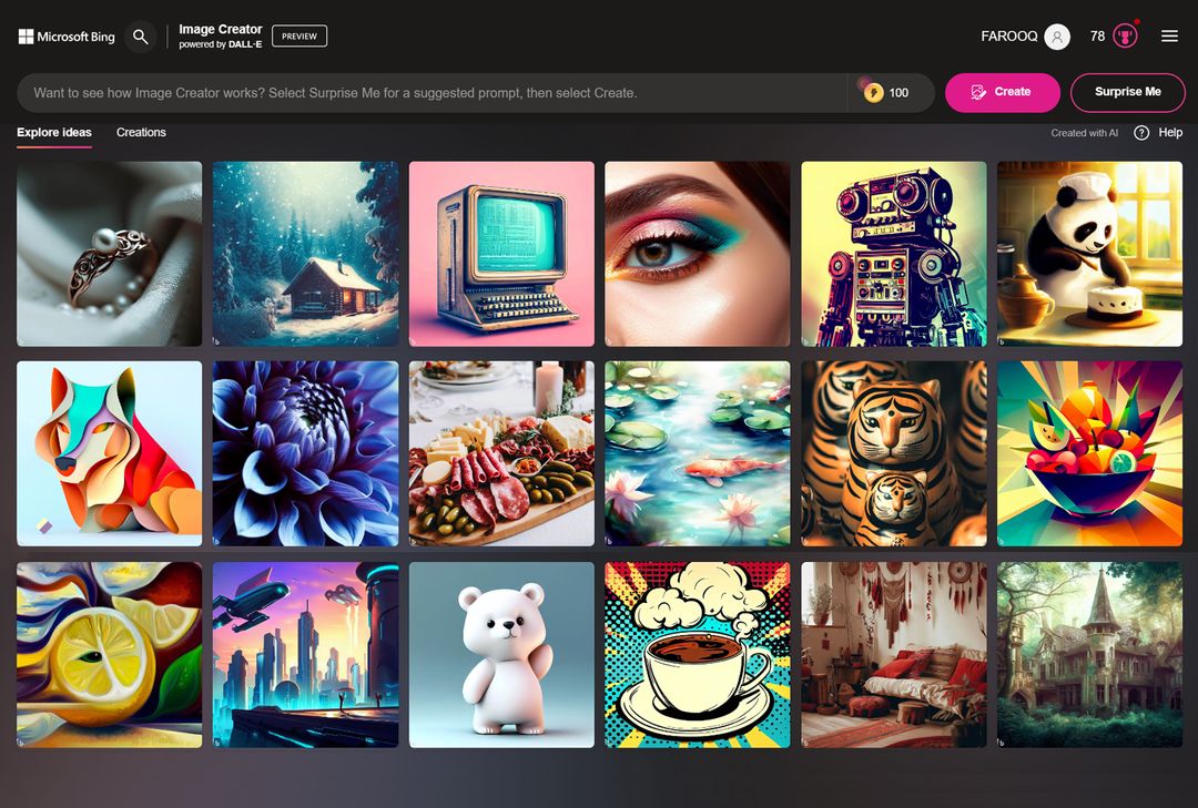 How to Use Bing AI Image Creator on the Web, Android and iOS Devices ...