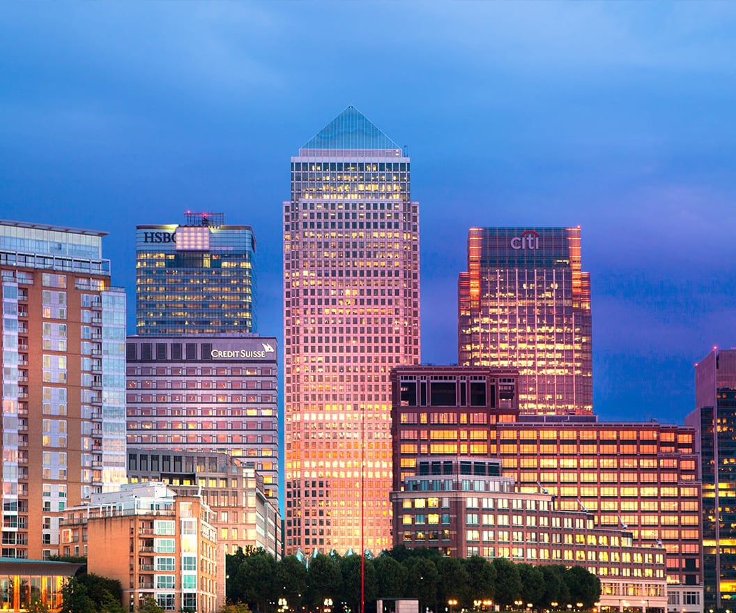 Skyscrapers in a big city