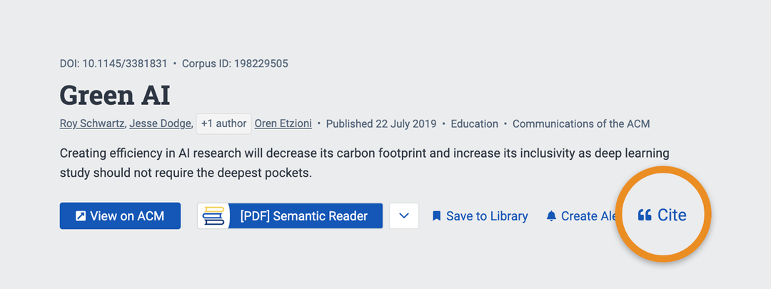 Semantic Scholar | Product