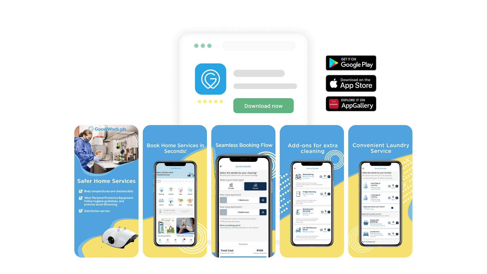 GoodWork.ph The app for your home cleaning needs and more