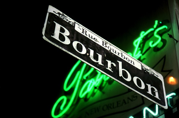 Bourbon Street Sign