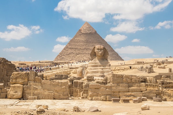 Sphinx and Pyramid