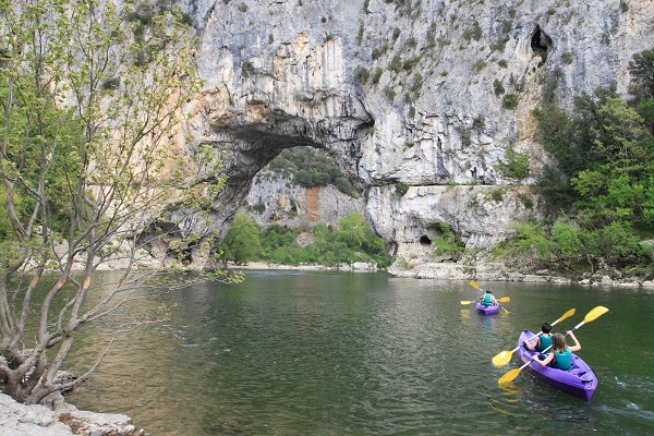 Canoeing In The Ardeche Gorges