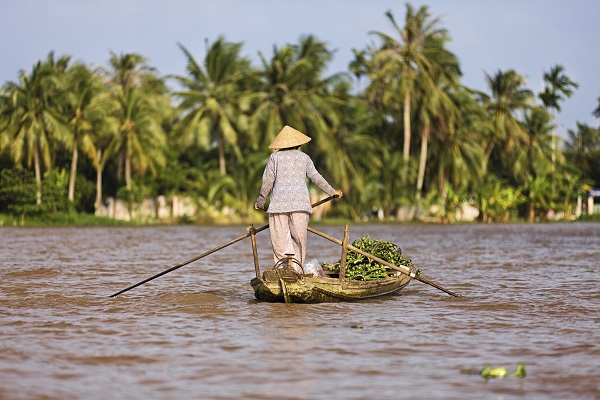 Lady On Mekong River