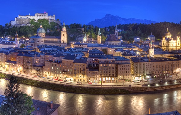 Salzburg At Night