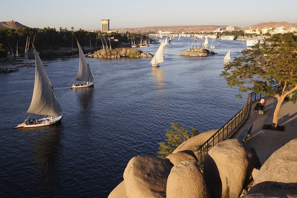 Nile At Aswan