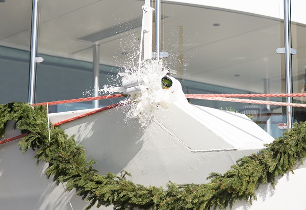 Christening Of Emerald Ship