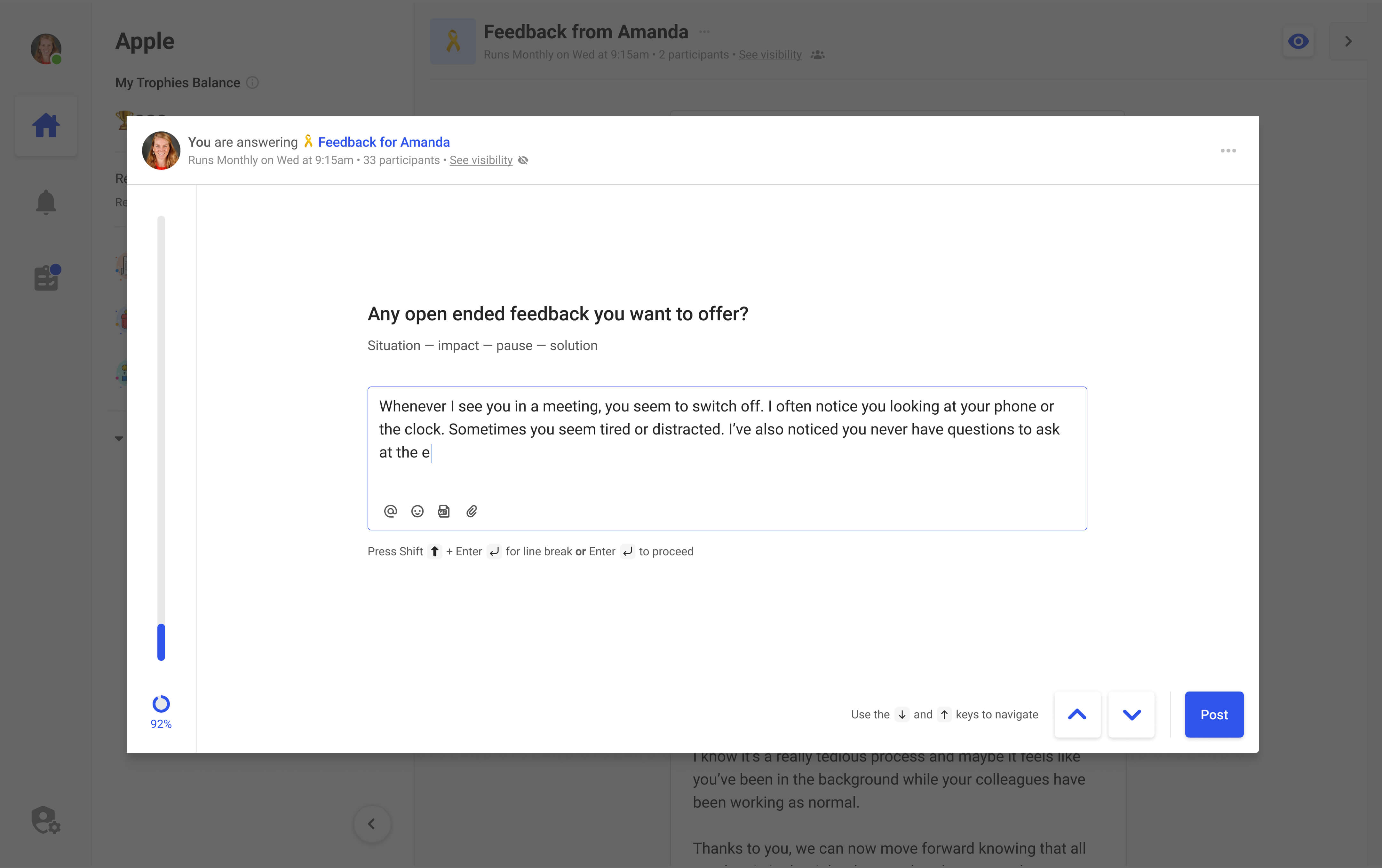 Manager Feedback Template (Free) Assembly Flows