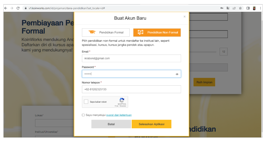 proses pendaftaran