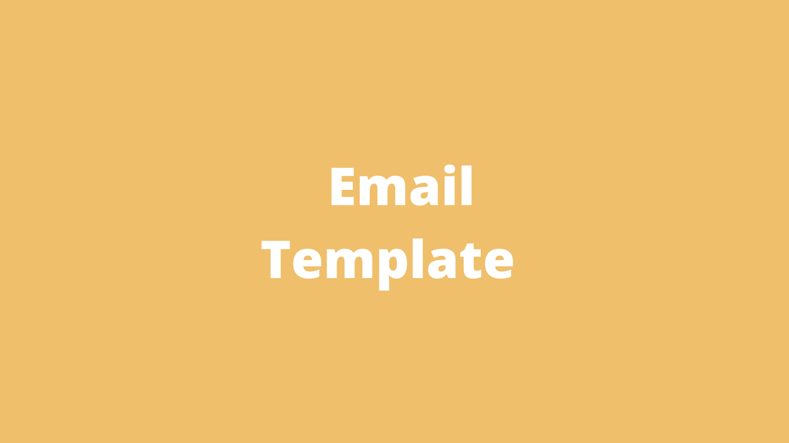 Why Our World Would End If Brand Pitch Email Templates Disappeared