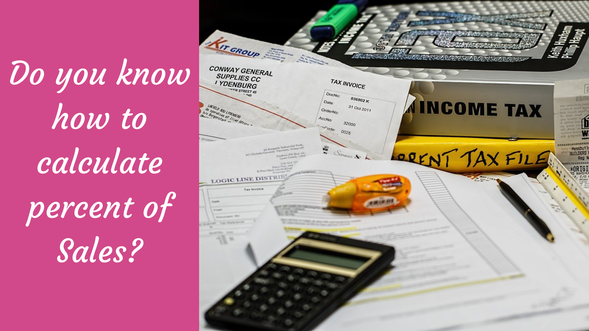 Do You Know How To Calculate Percent Of Sales?