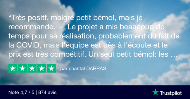 Extrait d'un avis laissé par un utilisateur de panneaux solaires.