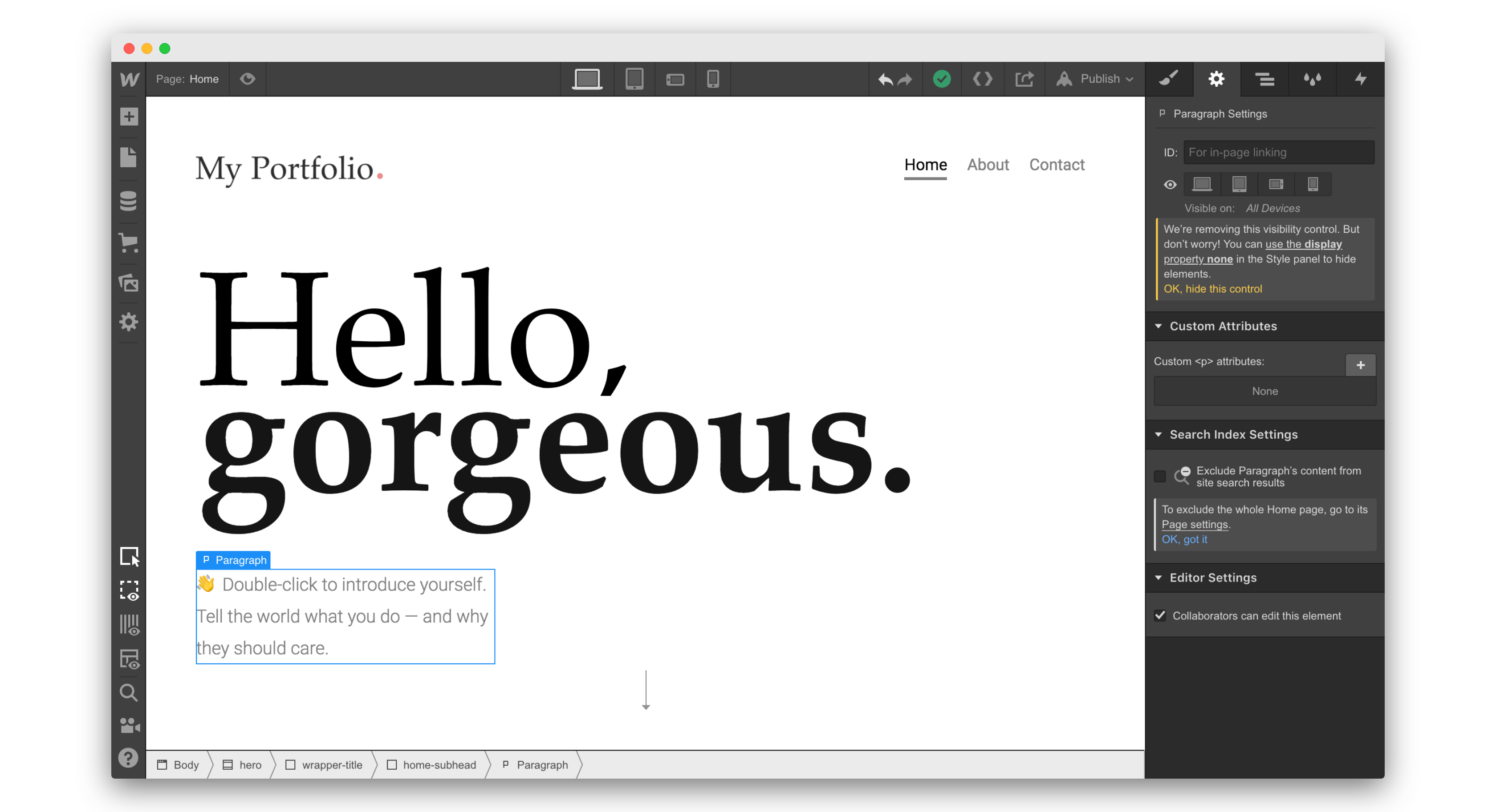 no-code website builder