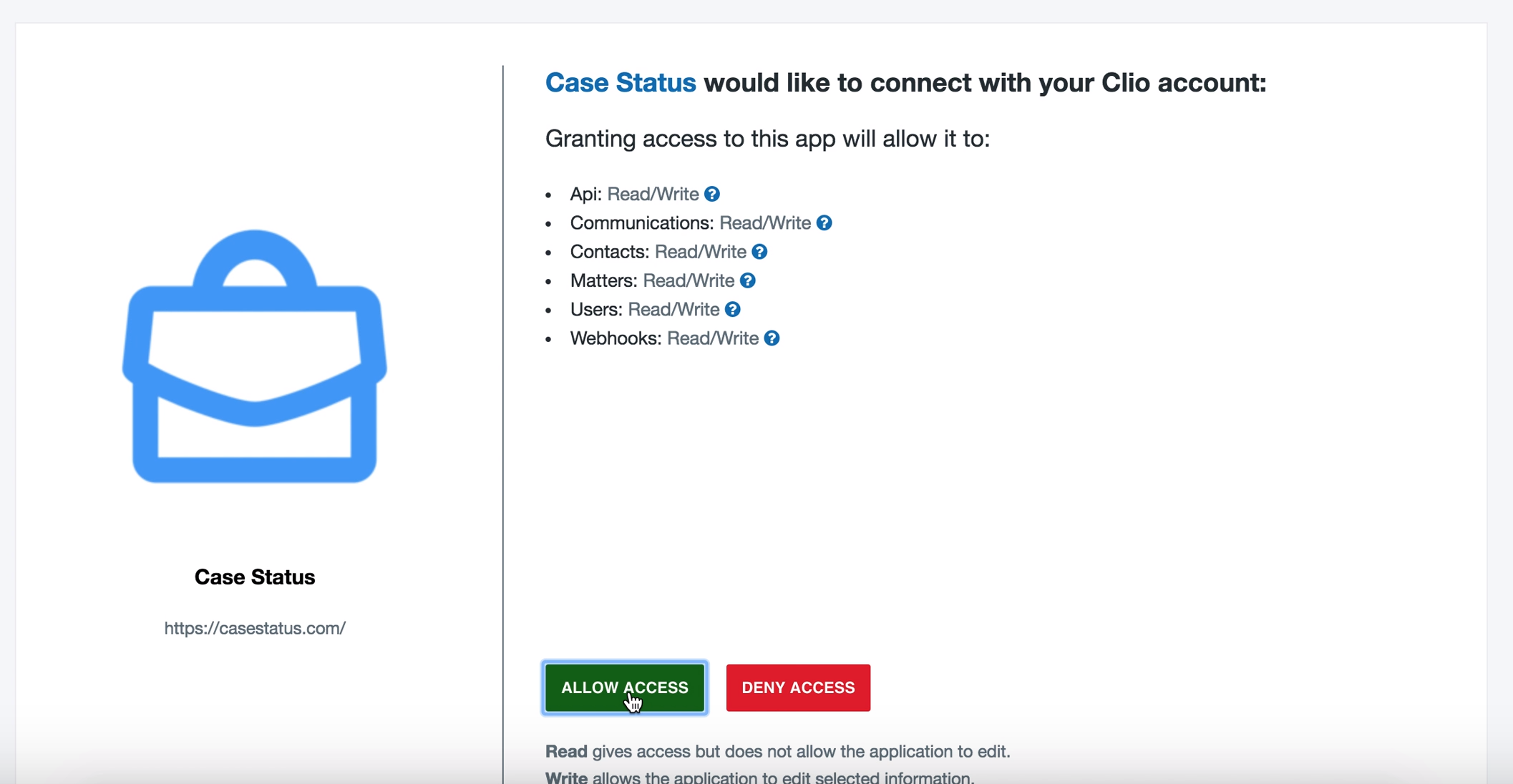 Clio Integration