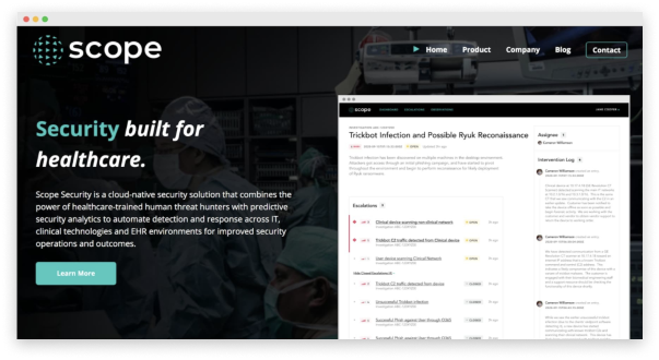Scope healthcare security