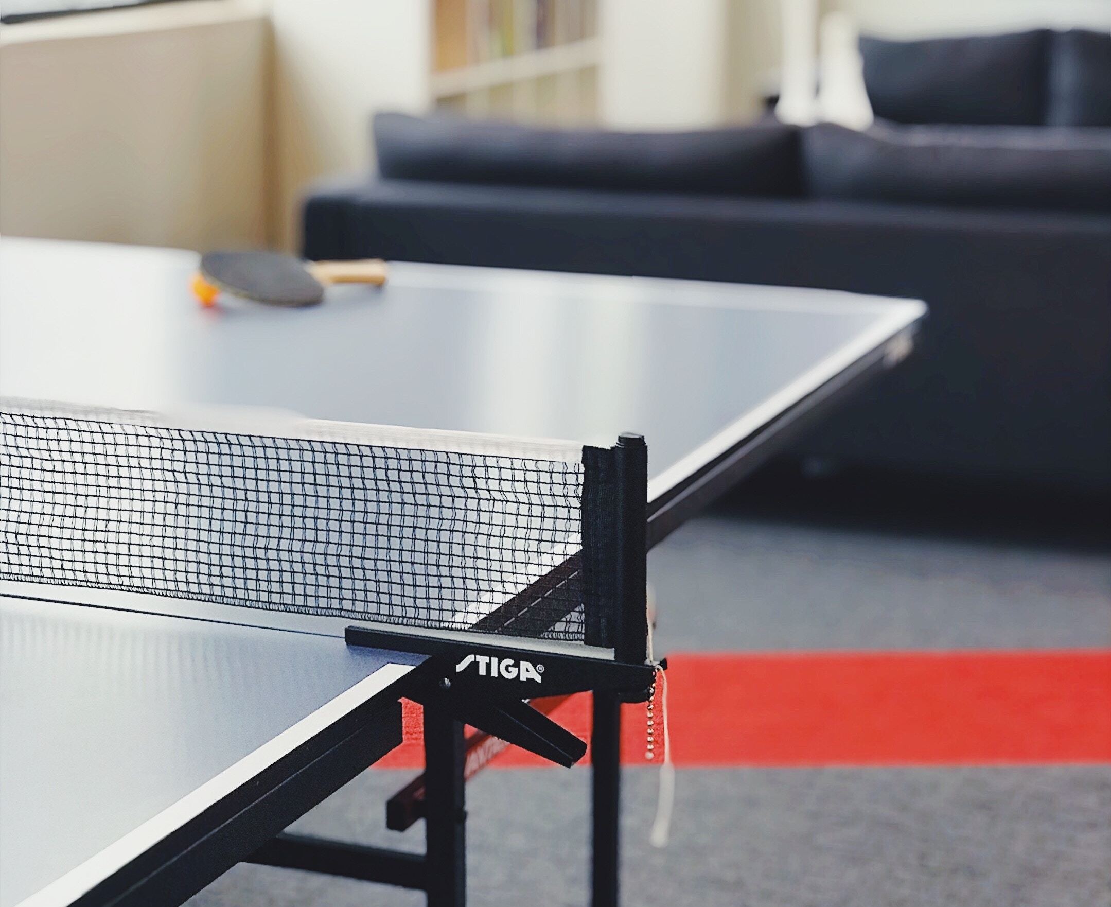 Ping Pong table in a breakroom