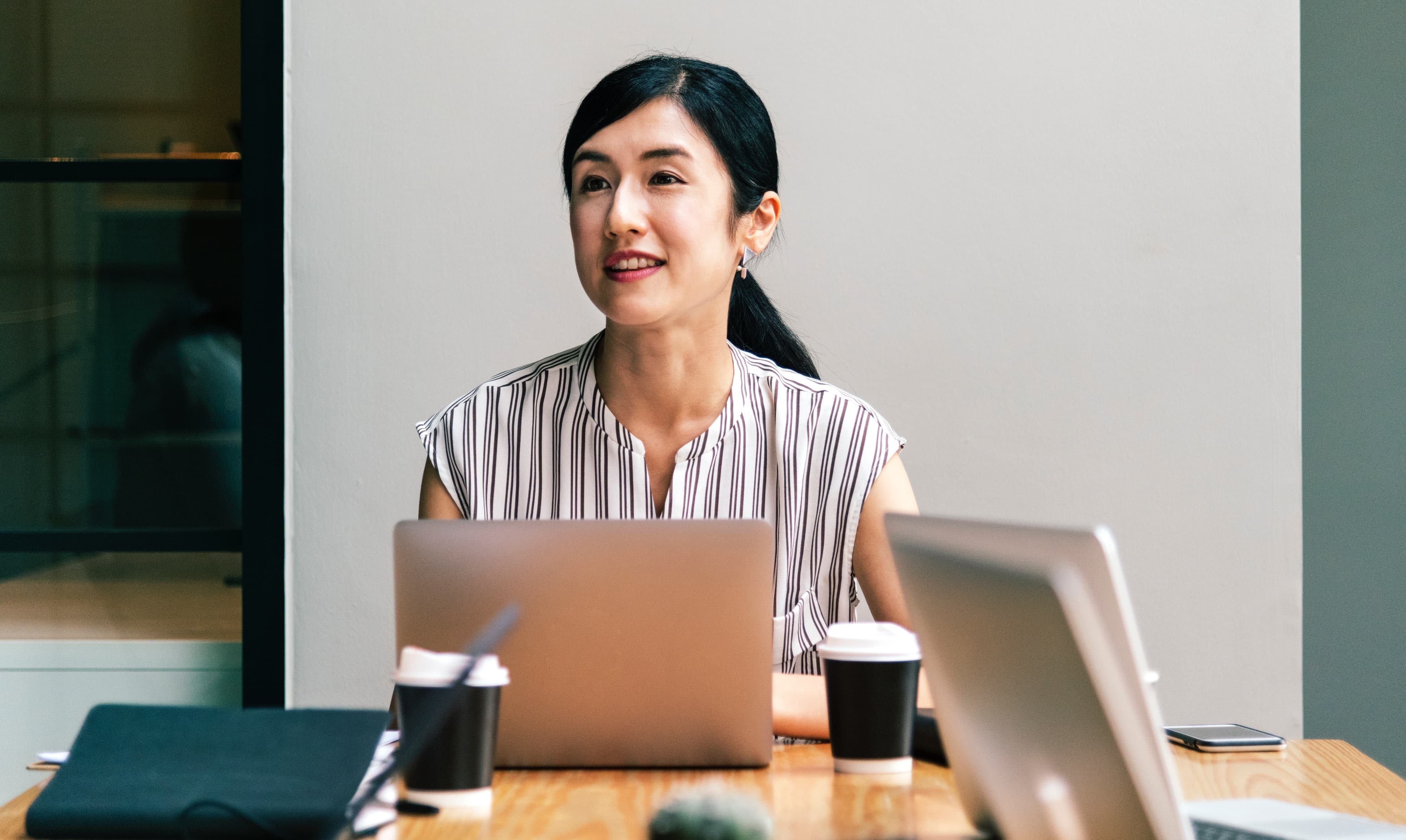Female startup founder