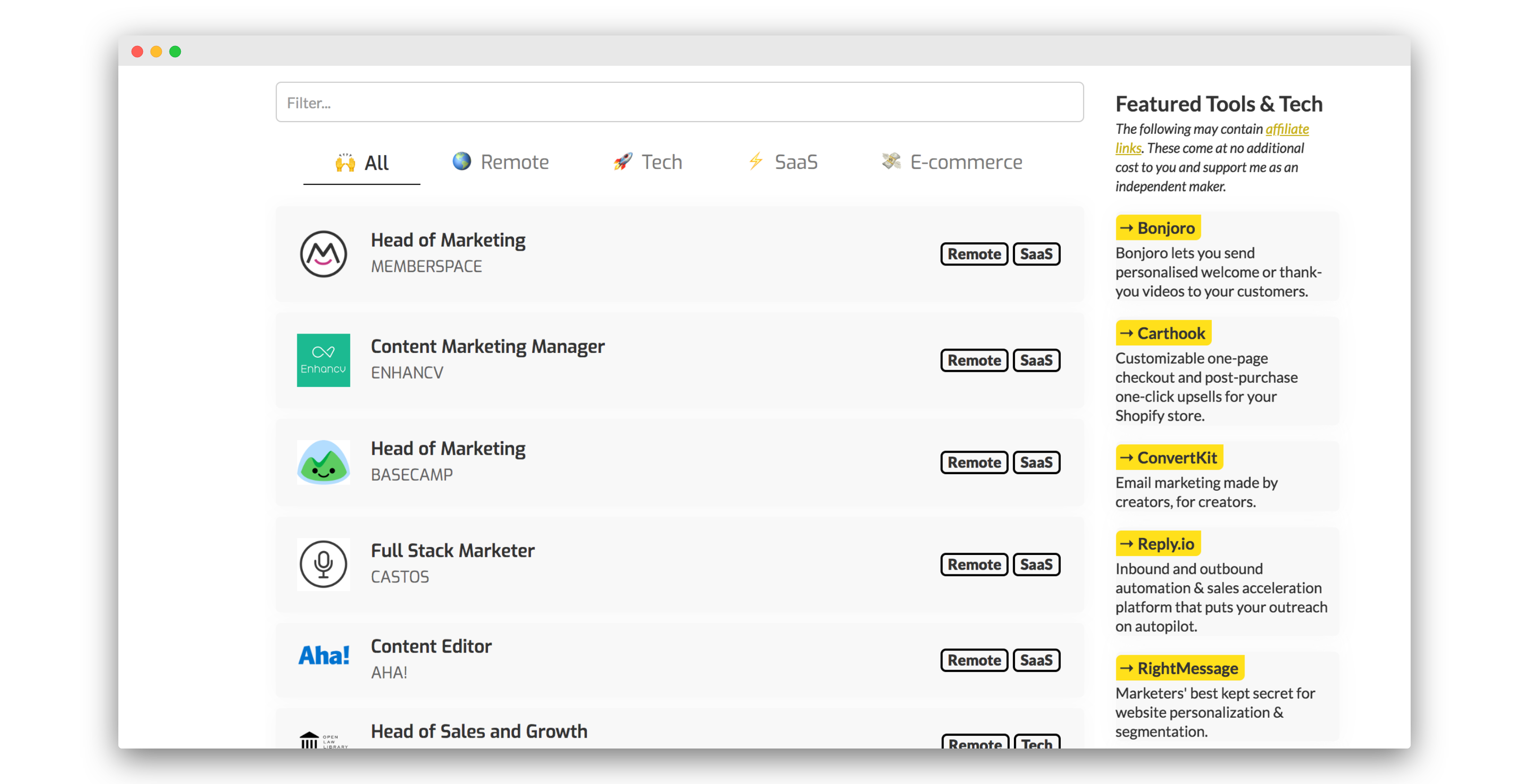 no-code marketing platform