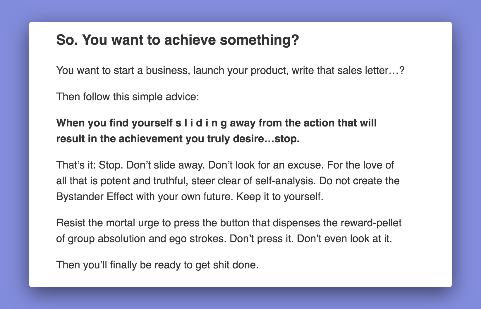 Stacking the bricks newsletter