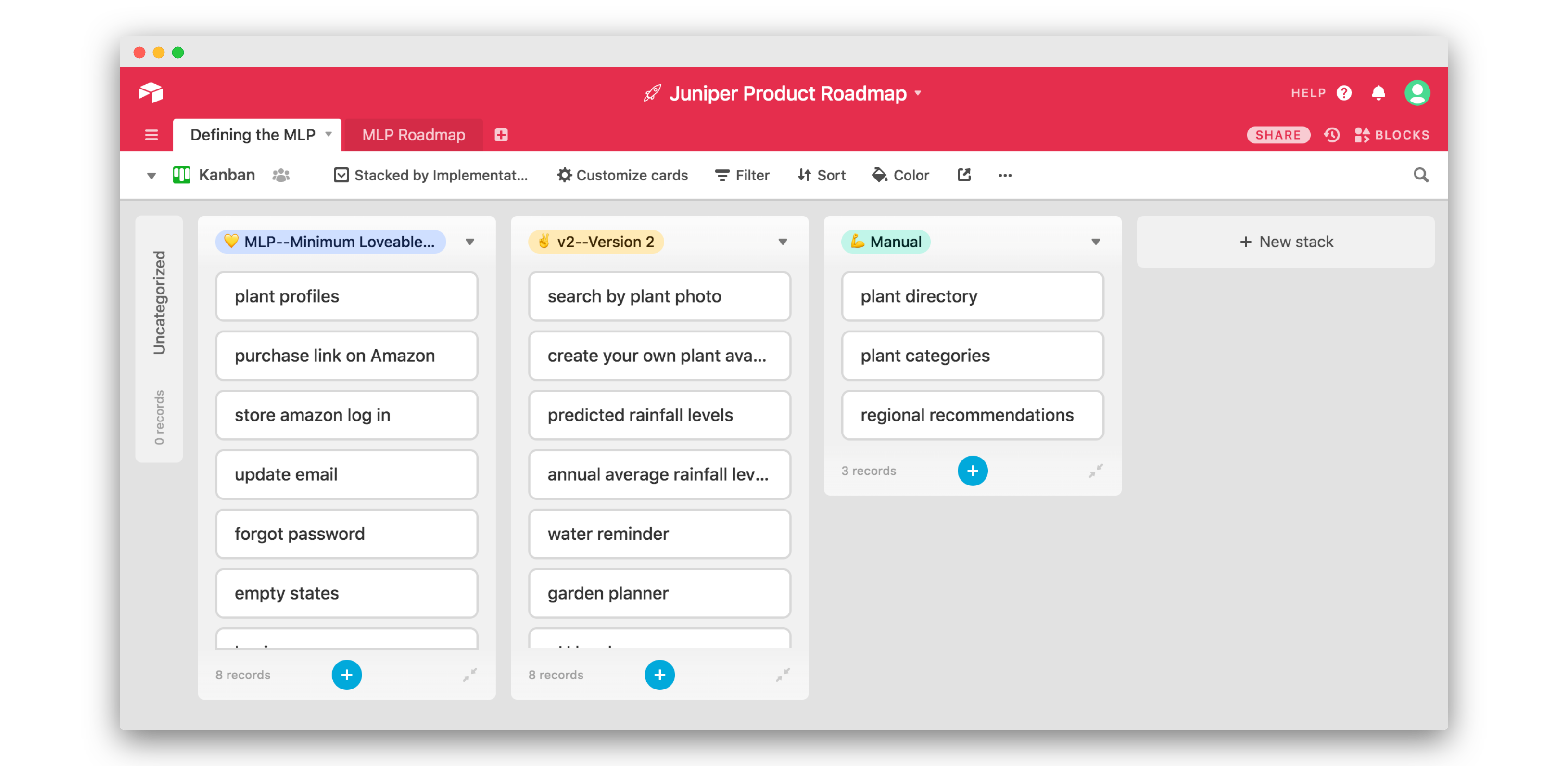 moving features to manual solution