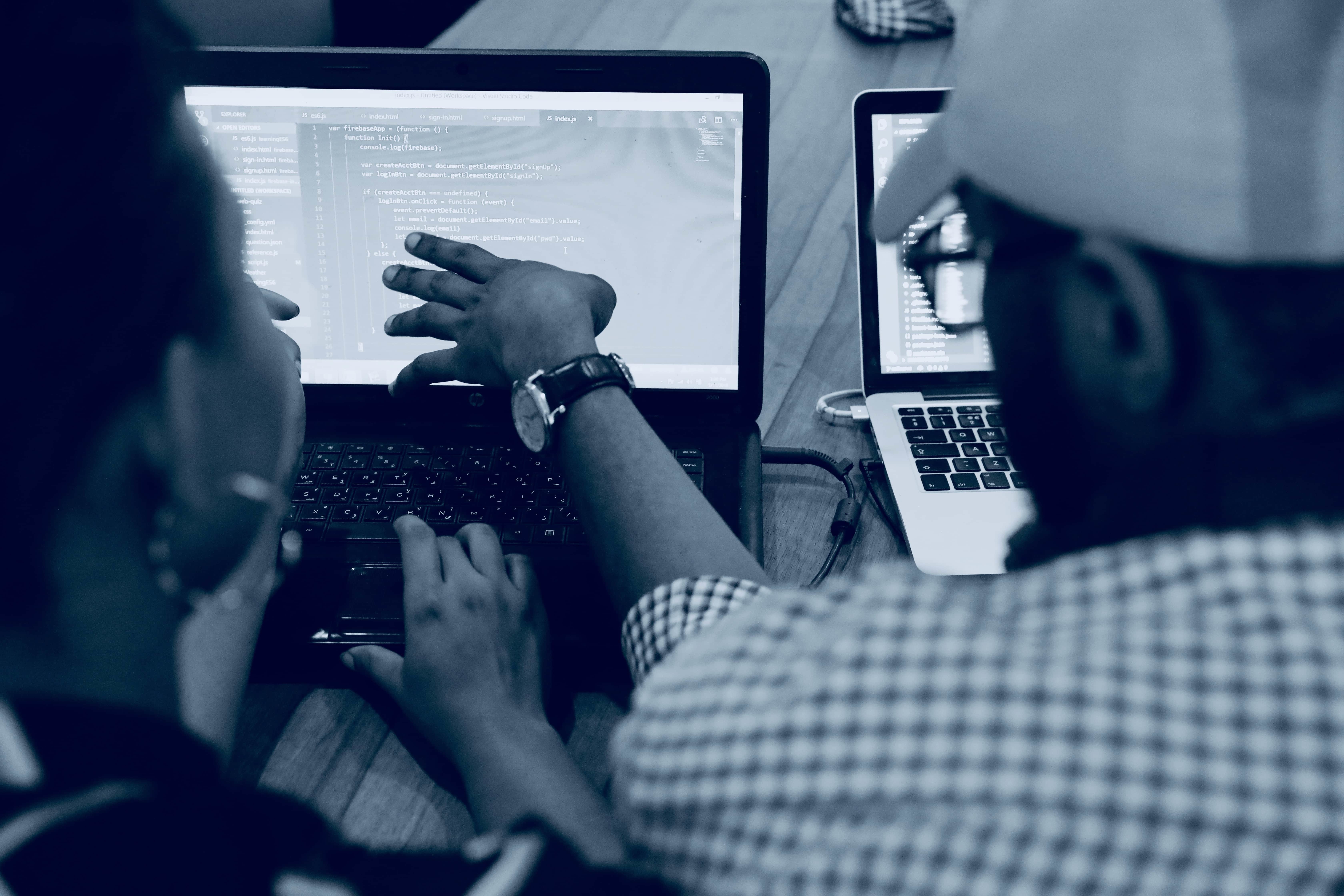 developers collaborating