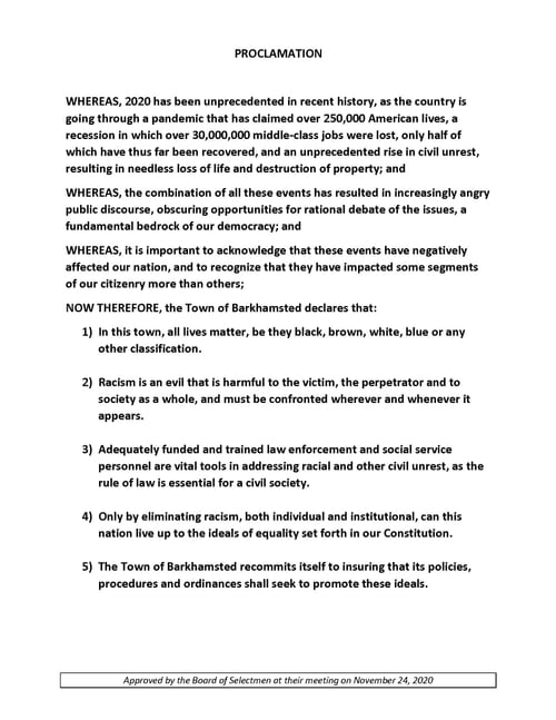 News & Updates Town of Barkhamsted, CT