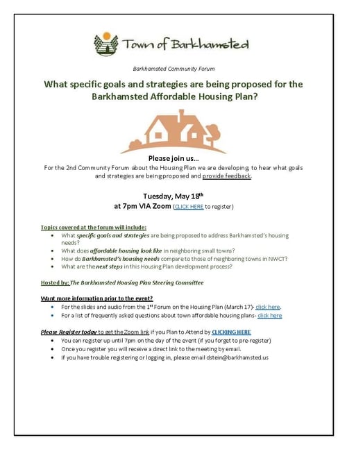 News & Updates Town of Barkhamsted, CT