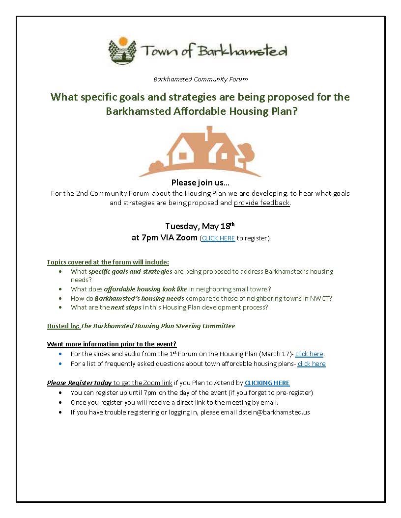 News & Updates Town of Barkhamsted, CT