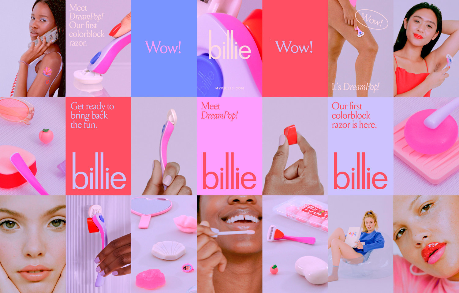 Billie, a razor subscription company for women, has created a female-oriented customer experience through product messaging and communications that feel like they come from a best girlfriend. Source: magazine.workingnotworking.com