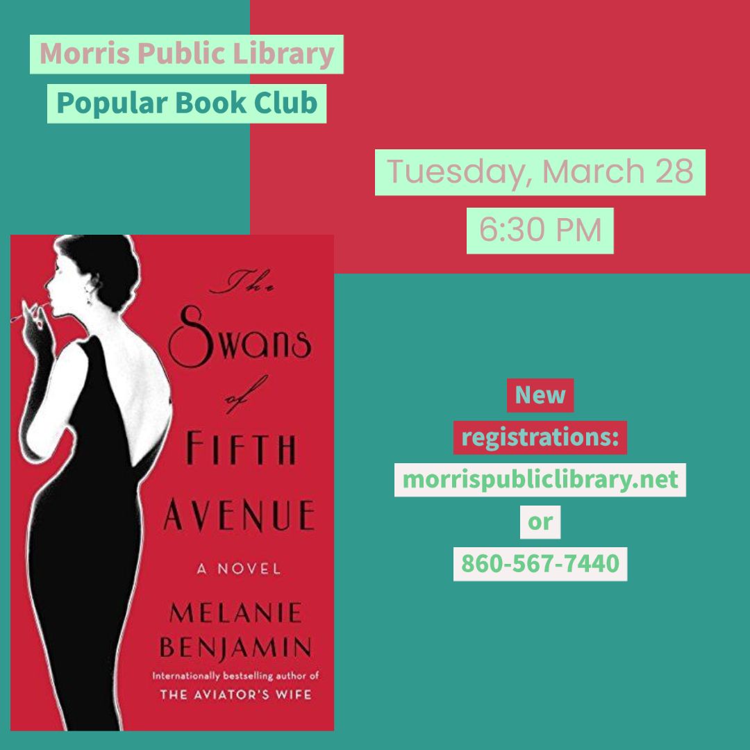 Event Library Popular Book Club Town of Morris, CT