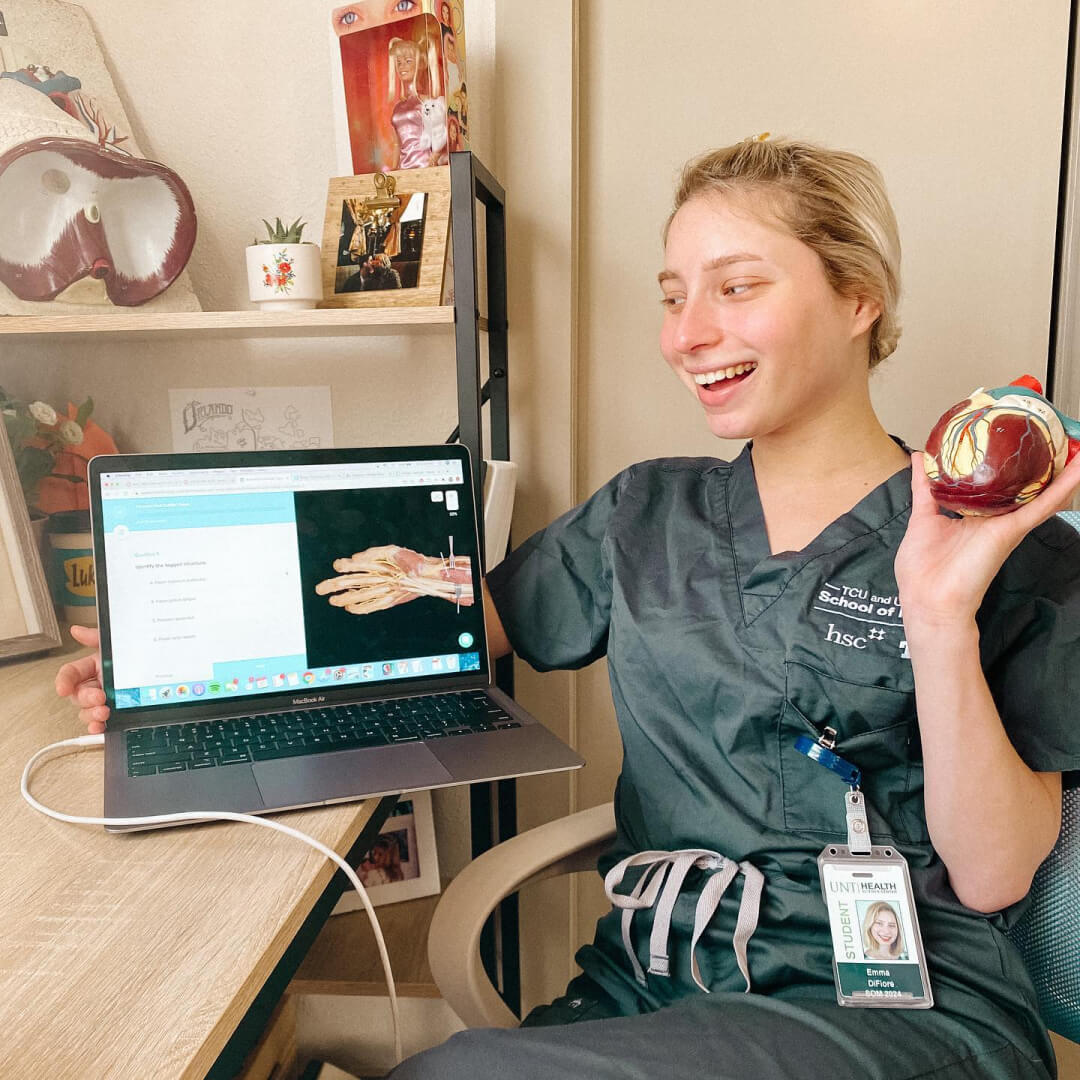 Emma, an Anatomy Bootcamp student