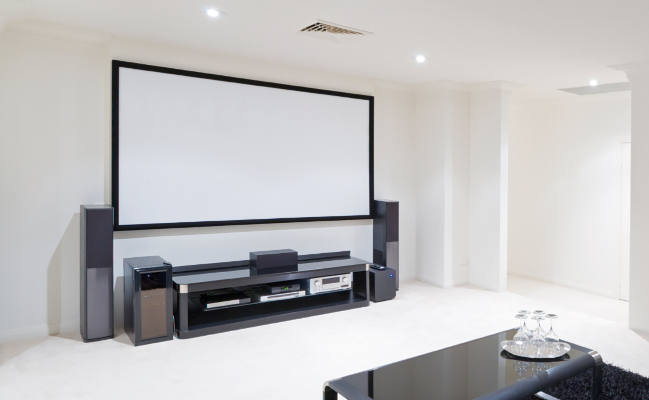 Entry level home theatre system.