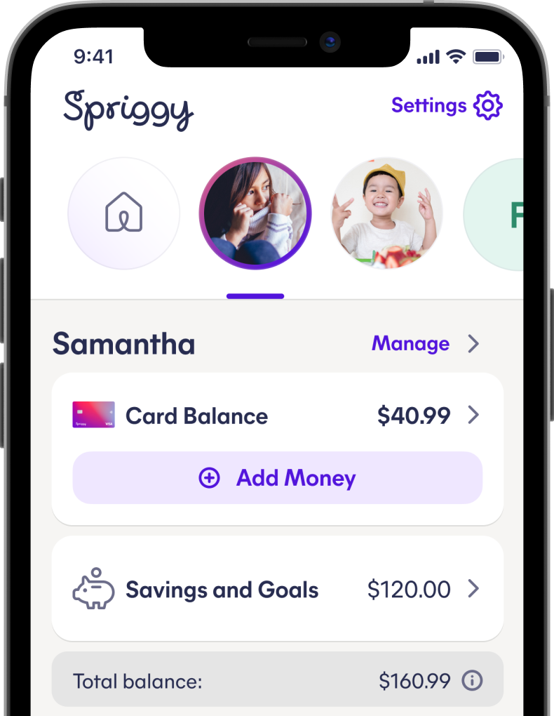 Spriggy Pocket Money. Updated.