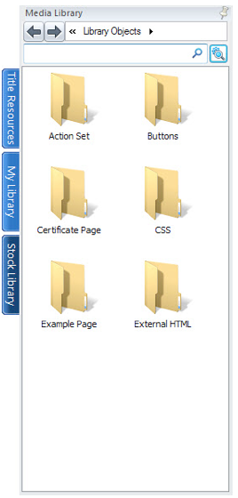 Search for Library Objects by Keyword